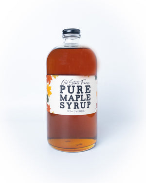 32oz Glass, Pure Maple Syrup