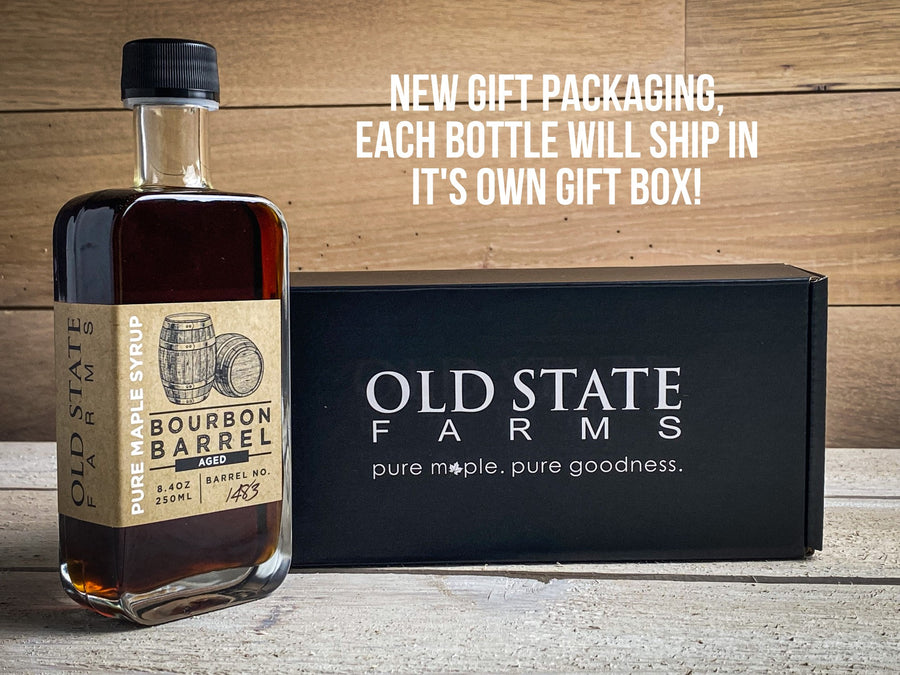 Bourbon Barrel Aged Pure Maple Syrup