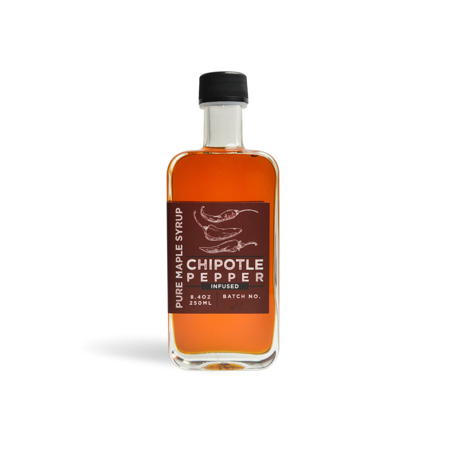 Chipotle Morita Pepper Infused Spicy Pure Maple Syrup - 8.4oz
