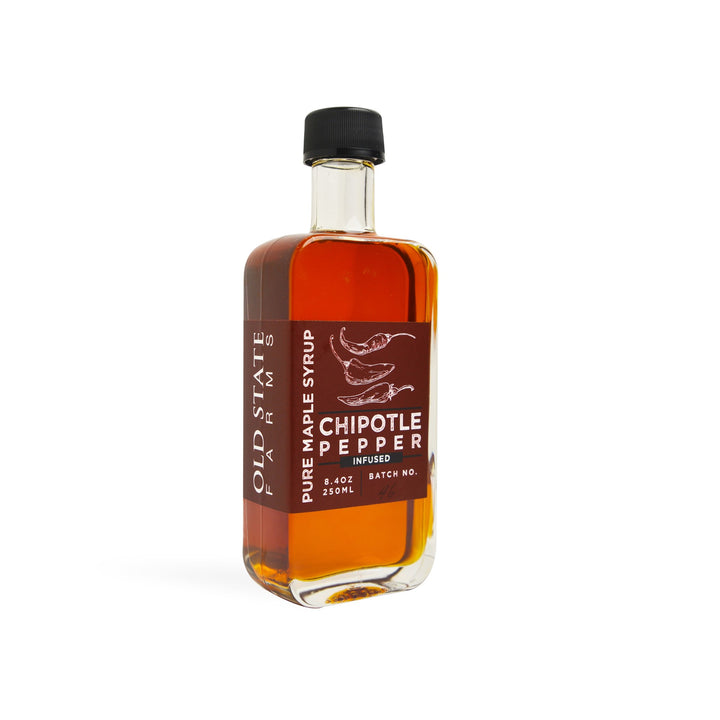 Chipotle Morita Pepper Infused Spicy Pure Maple Syrup - 8.4oz