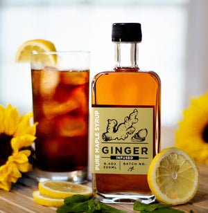 Ginger Root Infused Pure Maple Syrup