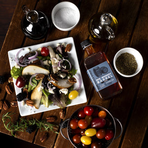 Rye Whiskey Barrel Aged pure maple syrup