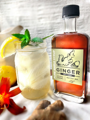 Ginger Root Infused Pure Maple Syrup