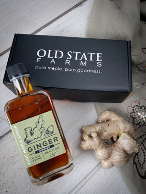 Ginger Root Infused Pure Maple Syrup