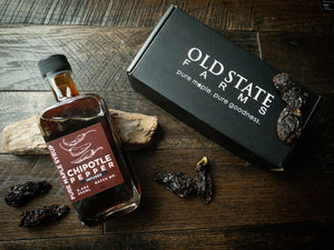 Chipotle Morita Pepper Infused Spicy Pure Maple Syrup - 8.4oz